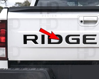 HDUSA For 2024-2026 Ridgeline Tailgate Decals Letters For Honda Ridgeline Graphics More Colors Rear Overlay Vinyl Letters Accessories 2025