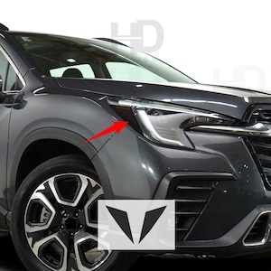 HDUSA For 2023 2024 2025 Ascent Front Headlight Side Marker Vinyl Tint Decal Sticker or Black Overlay Fits Subaru 2025