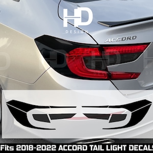 thumbnail interactive-video image 1 of EURO Reverse Slim Smoke Pre-Cut Vinyl Tail Light Overlays For Honda Accord 1 of 4