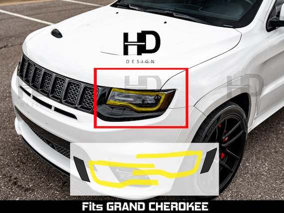 HDUSA Fits Jeep Grand Cherokee 2017-2021 Front Headlight Vinyl