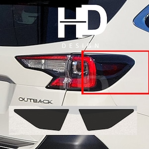 HDUSA For 2020-2023 Outback Rear Side Markers Tail Light Precut Dark Vinyl Tint Decals Overlay Fits Subaru 2020 2021 2022