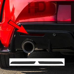 HDUSA For 2020-2025 Supra GR Toyota Rear Reflector Marker Tail Light Precut Dark Vinyl Tint Overlay Black Out 2021 2022 2023 2024 A90 A91