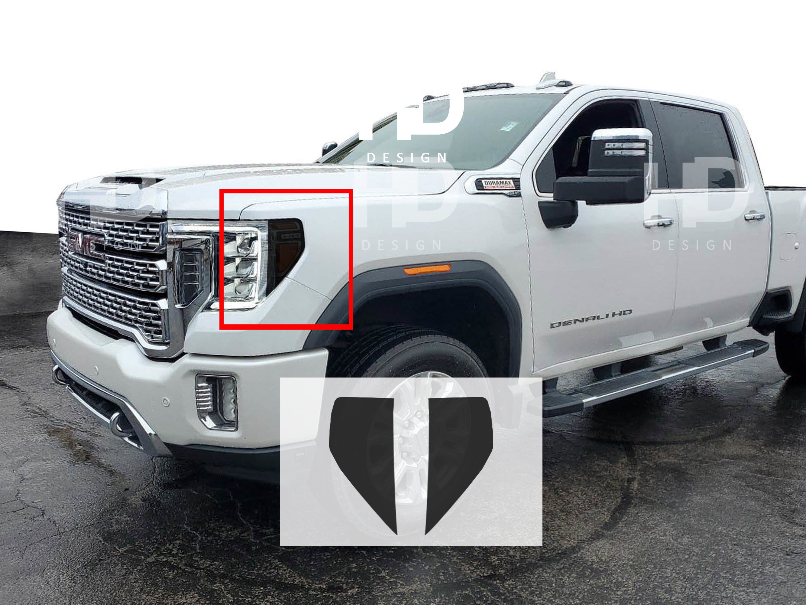 HDUSA Fits 2020-2023 GMC Sierra 2500 & 3500 HD Front Head Light