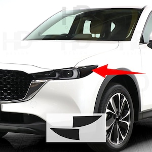 HDUSA Fits CX-5 Mazda 2022-2025 Headlight Front Side Marker Precut Dark Blacked out Vinyl Tint Overlay 2022 2023 2024 2025