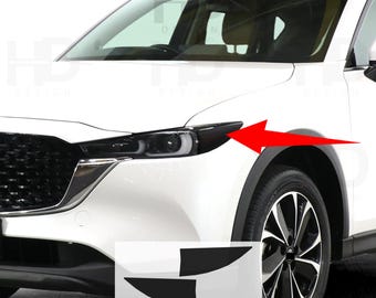 HDUSA Fits CX-5 Mazda 2022-2026 Headlight Front Side Marker Precut Dark Blacked out Vinyl Tint Overlay 2022 2023 2024 2025