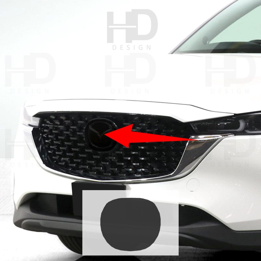 HDUSA Fits CX-5 Mazda 2018-2026 Front Precut Oval Dark Blacked Out