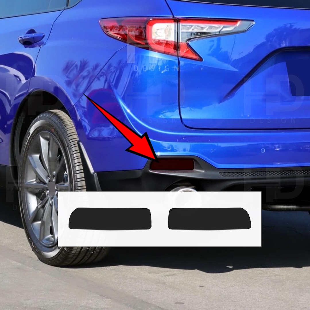 HDUSA for Acura RDX 2019-2026 Rear Bumper Reflectors Precut Dark