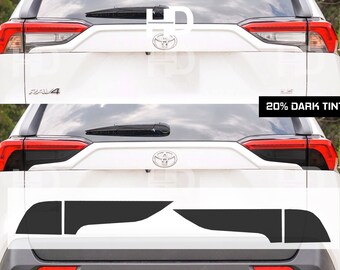 HDUSA Fits Toyota RAV4 2019-2023 Tail Light Rear Precut Smoke Vinyl Tint Decals Transparent Blacked out Overlay 2019 2020 2021 2022 2023