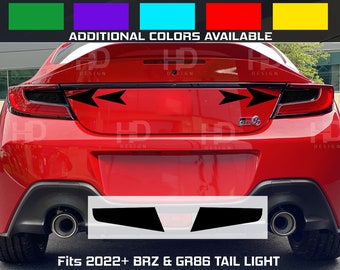 HDUSA For 2022-2024 Brz GR 86 Tail Light Rear Inner Precut Dark Tint Vinyl Overlay Fits Toyota Subaru BRZ 86 GR86 2022 Decals