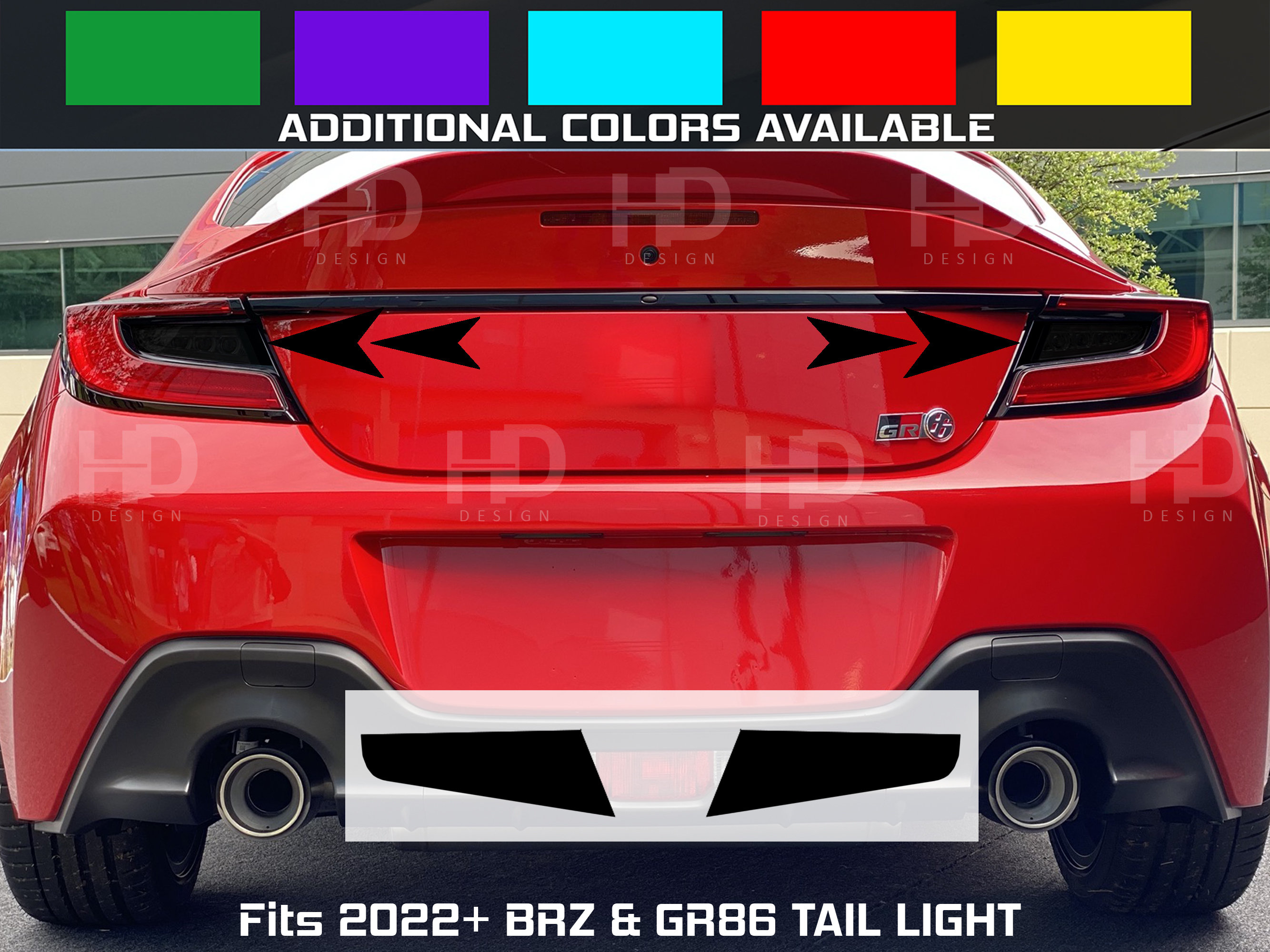 HDUSA for 2022-2023 Brz GR 86 Tail Light Rear Inner Precut pic