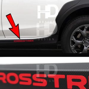 HDUSA For 2018-2023 Crosstrek 2x Trim Side Skirt Rocker Area Precut MANY COLORS Decals Vinyl Overlay Fits Subaru 2018 2019 2020 2021 2022 Xv