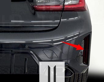 Smoke Vinyl Decal Tint Overlay For 2019-2022 BMW 330i M340i G20 3 Series Front Side Markers