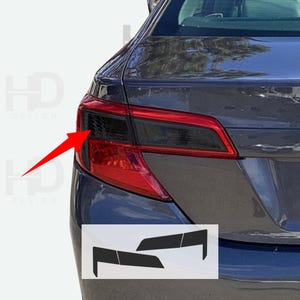 HDUSA Fits Toyota Camry 2012-2014 Tail Light Tint Rear Precut Dark out Vinyl Tint Overlay 2012 2023 2024