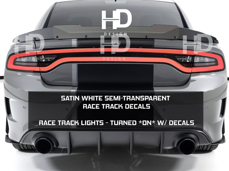 HDUSA Fits 20152023 Dodge Charger White Tail Light Race Track Etsy