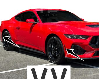 Smoke Rear Reflector Tint Overlay Decal Kit For 2024-2025 Ford Mustang S650 – Vinyl PPF