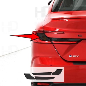 HDUSA Fits Toyota Camry 2025 Tail Light Tint Rear Precut Dark Blacked out Vinyl Tint Overlay 2025