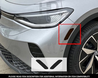HDUSA Id.4 ID4 2021-2025 VW Front Side Marker Precut Dark or Black Out Transparent Vinyl Decals Tint Overlay ID4 2021 2022 2023 2024
