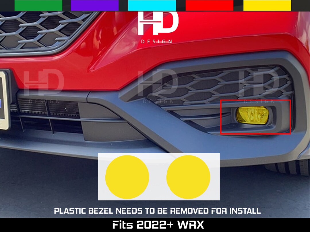 HDUSA for 20222023 WRX Fog Lights Front Precut Yellow Vinyl Etsy