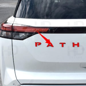 HDUSA Fits Pathfinder 2022-2025 Tailgate Letters Decals More Colors Rear Overlay Vinyl Letters Accessories Stickers Accent 2023 2024