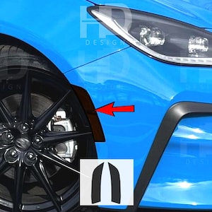 HDUSA For 2022-2025 GR86 brz Front Side Marker Precut Dark Decals Vinyl Tint Overlay Fits Toyota Subaru BRZ 86 GR86 2022 Blacked Out