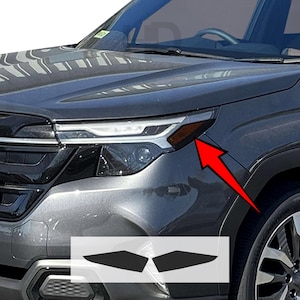 HDUSA For 2025 Forester Front Headlight Side Marker Vinyl Tint Decal Sticker or Black Overlay Fits Subaru 2025