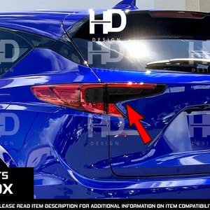 HDUSA For Acura RDX 2019-2024 Taillight Rear Precut Dark Vinyl Tint Overlay Decal ppf Blacked Out 2019 2020 2021 2022 2023