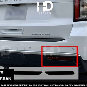 HDUSA Fits Chevrolet Suburban 2021-2023 Rear Reflectors Bumper Side Markers Precut Dark Vinyl Tint Overlay Decal 2021 2022