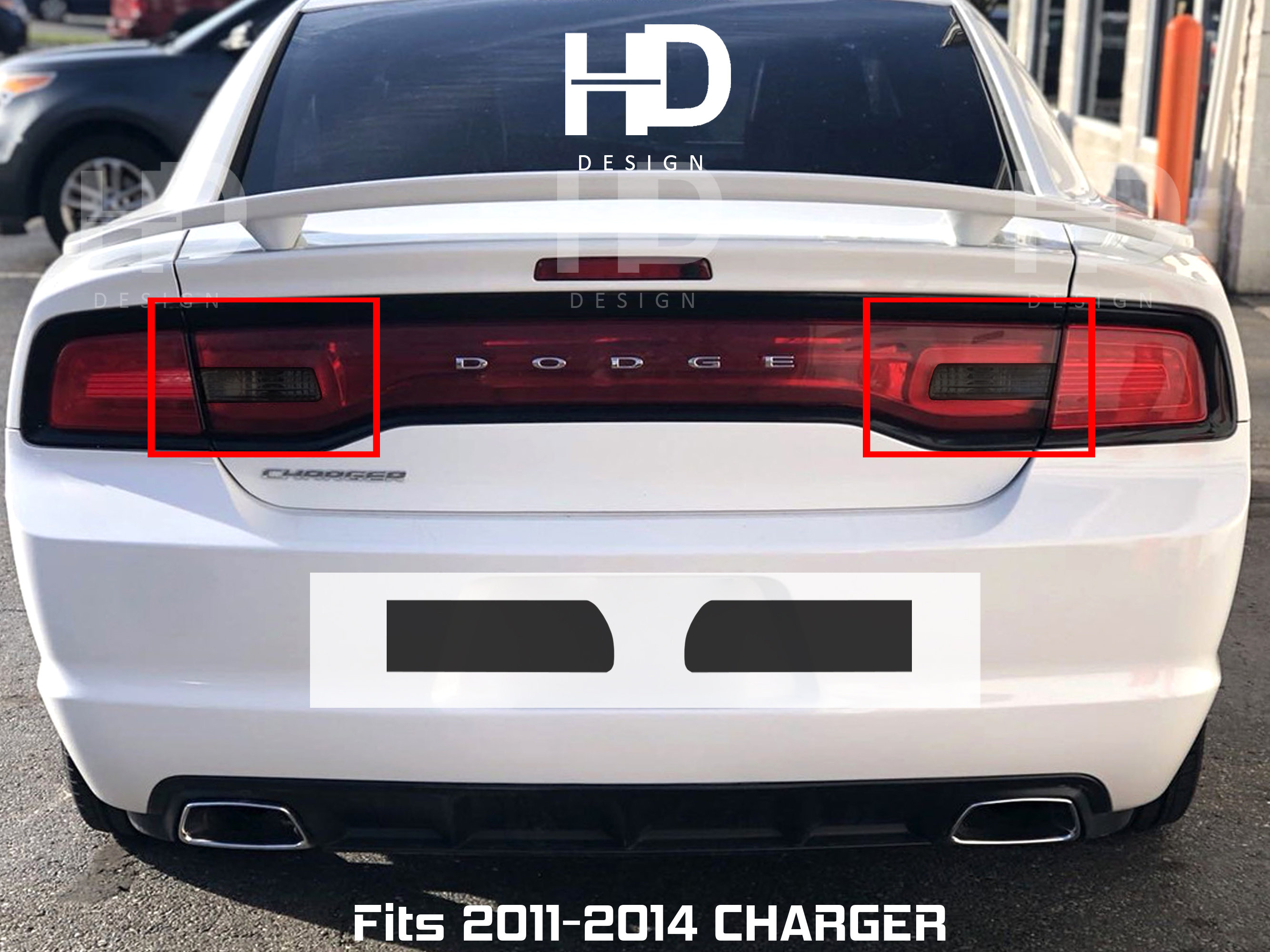 Crux Motorsports Tail Light tint for 2011 – 2014 Dodge Charger