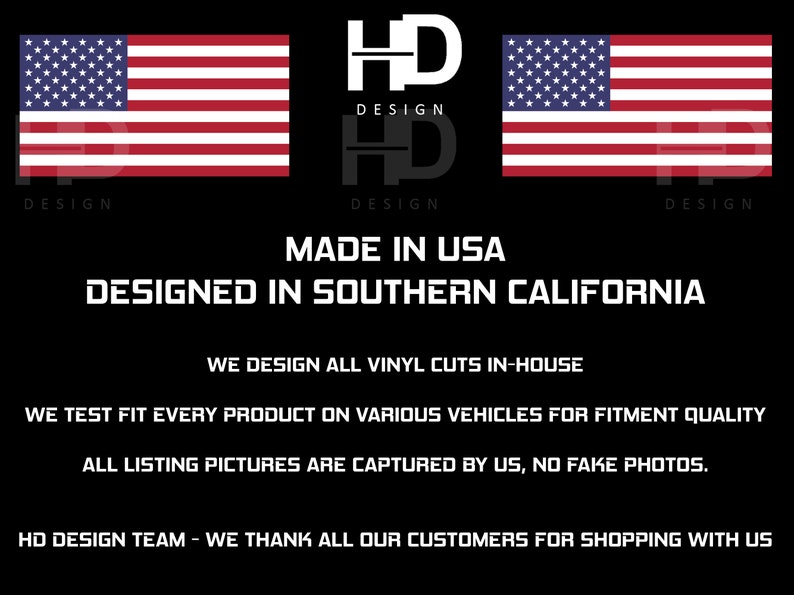 HDUSA Front Grille & Rear Emblem Vinyl Decal Lettering Set Custom Color Mod Blackout Tint Overlay Pack Fits Bronco SPORT 2021 2022 2023 2024 image 3