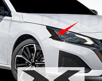 HDUSA 2019-2026 Fits Nissan Altima Front Head Light Side Marker Precut Dark Vinyl Tint Black Out Overlay Accessory Decals 2020 2021 2022