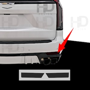 HDUSA Fits Escalade Cadillac 2021-2024 Rear Reflectors Precut Side marker Dark Vinyl Tint Overlay Decal 2021 2022 2023