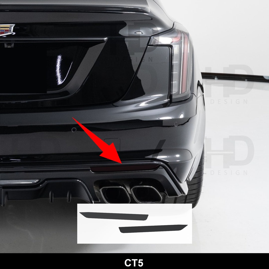 HDUSA Fits CT5 Cadillac 2020-2024 Rear Markers Reflectors Bumper Decal ...