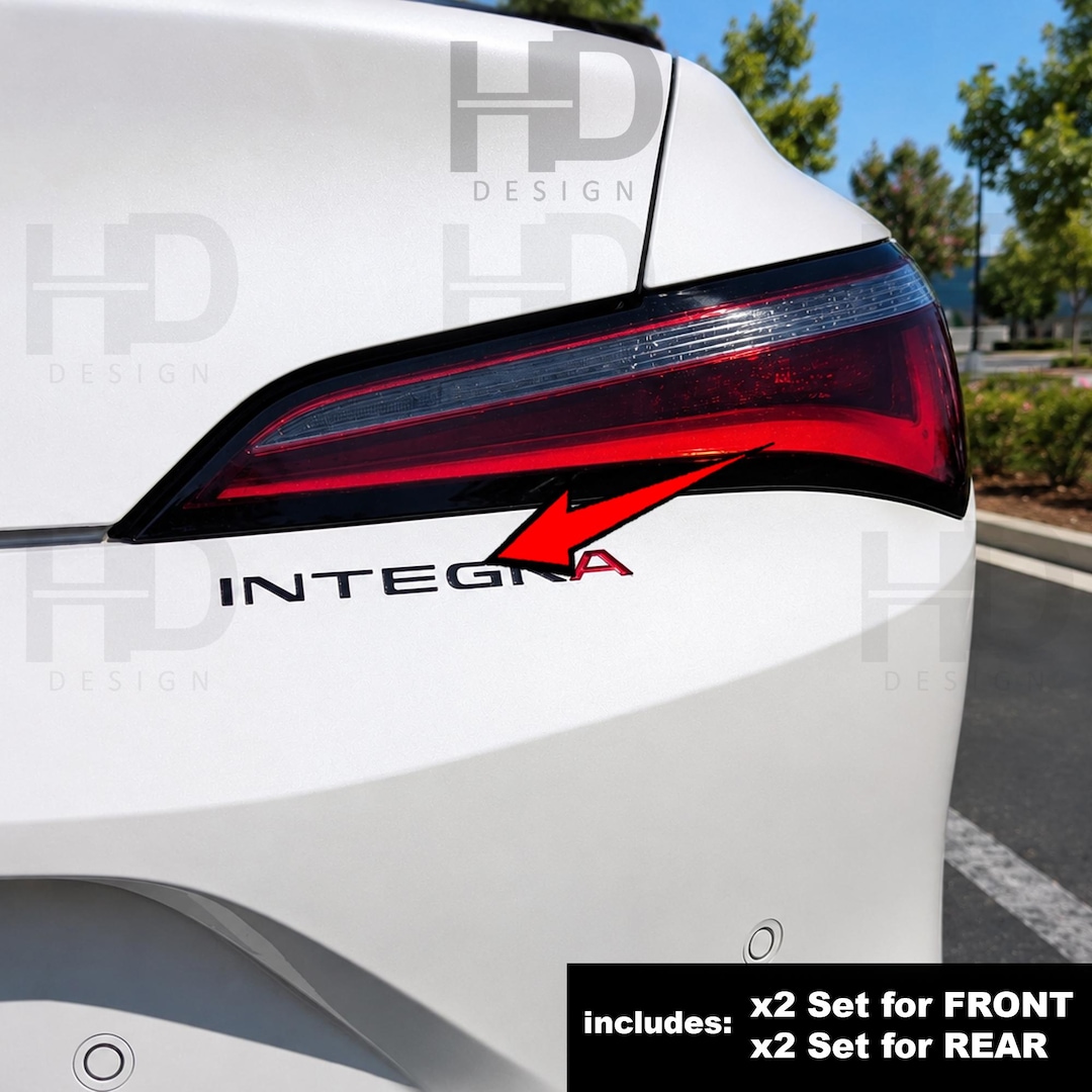 HDUSA for Acura Integra 2023-2026 Bumper Inlays Front and Rear