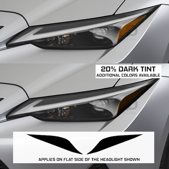 Headlight Smoked Out Blacked Tint Decals Overlays (Fits For: 2024
