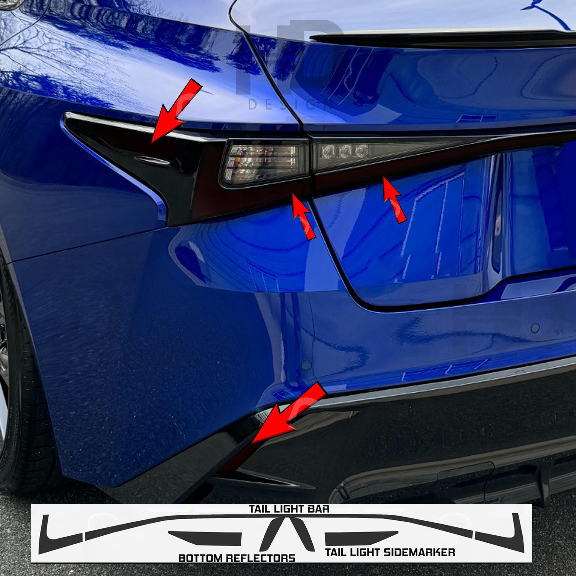 HDUSA Fits Lexus IS300 IS350 IS500 2021 2022 2023 2024 2025 Tail