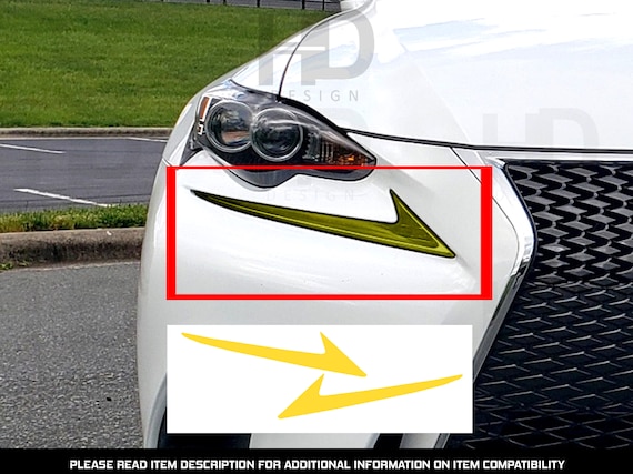 HDUSA for Lexus IS 2014-2016 DRL Front Head Light Precut Yellow