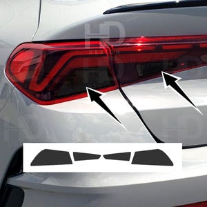 HDUSA - Adhesivos de vinilo tintado para luces traseras de Kia K5 (2021-2024), color negro oscuro, 2022-2023