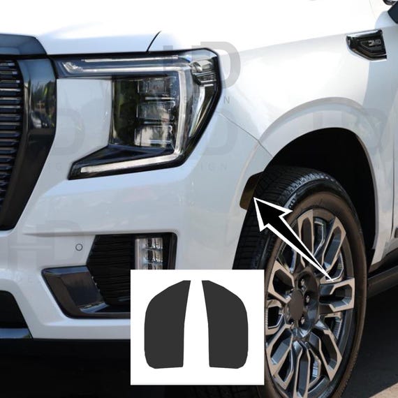 HDUSA Fits GMC Yukon 2021-2024 Front Side Markers Reflectors