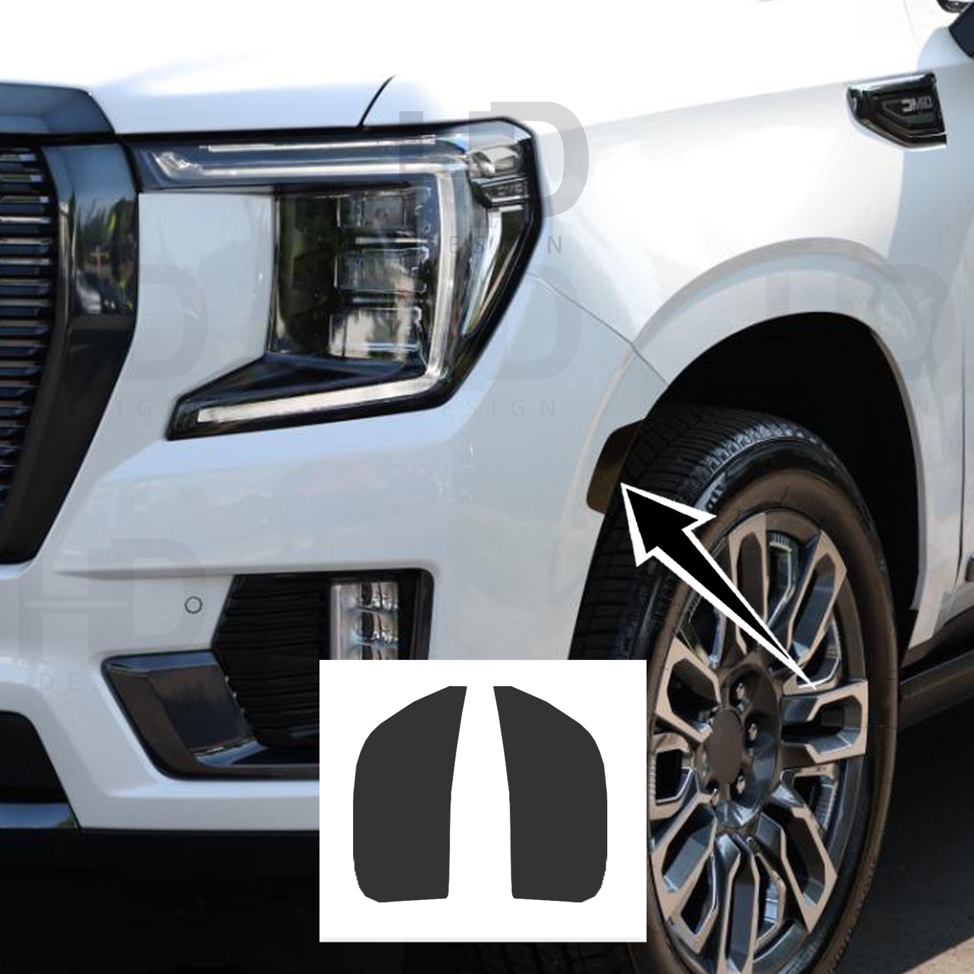 HDUSA Fits GMC Yukon 2021-2024 Front Side Markers Reflectors