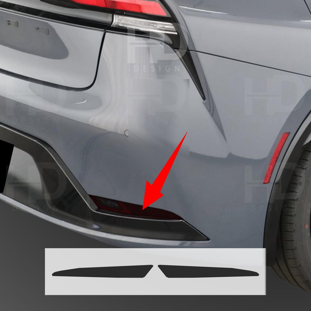 HDUSA for 2023-2026 Toyota Prius Rear Bumper Reflector Area Precut Dark ...