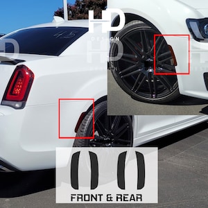 HDUSA Fits Chrysler 300 2015-2023 Side Marker Front Rear Precut Dark Blacked out Vinyl Tint Overlay 2015 2016 2017 2018 2019 2020 2021 2022