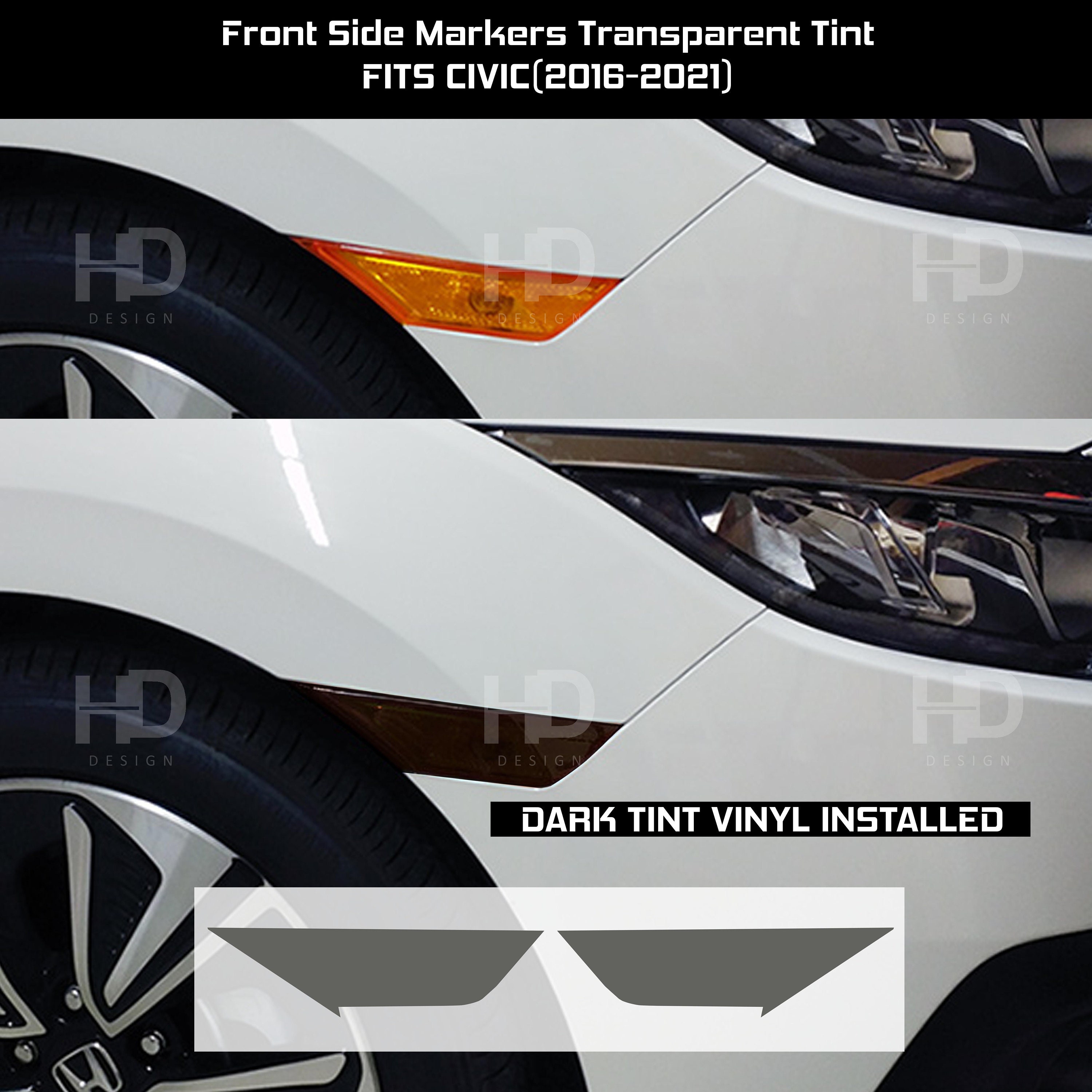 Front Sides Precut Honda Civic Coupe Window Tint Kit 