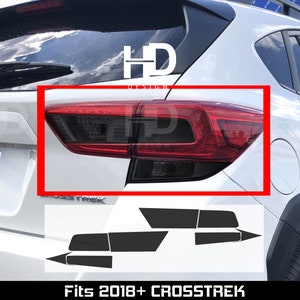 HDUSA For 2018-2023 Crosstrek XV Rear Tail Light Precut Dark Vinyl Tint Overlay Fits Impreza 2017+ and Subaru 2018 2019 2020 2021 2022 2023