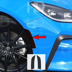 HDUSA For 2022-2025 Brz GR86 Front Side Marker Precut Dark Decals Vinyl Tint Overlay Fits Toyota Subaru BRZ 86 GR86 2022 Dark Out
