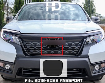 HDUSA Fits Honda Passport 2019-2022 Front Dark Precut Red Blacked out Vinyl Tint Decal Overlay 2019 2020 2021 2022 Compatible to Emblem