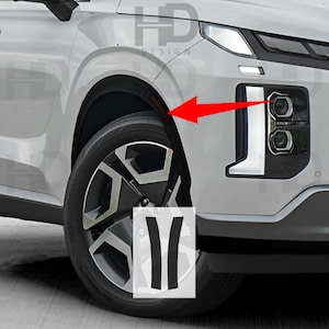 Genuine OEM Hood Trunk Letter High Glossy Black Emblem For 21~23