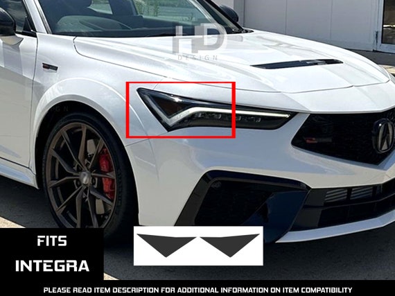 HDUSA for Acura Integra 2023 2025 Front Headlight Side Marker Dark Tint or Black Vinyl Overlay Decals 2023 2024 Accessories Etsy