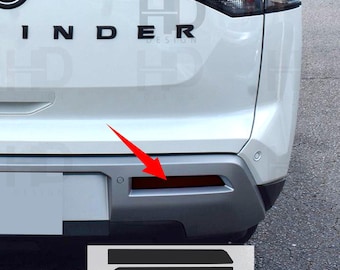 HDUSA Fits Pathfinder 2022-2026 Rear Bottom Bumper Reflectors Dark Decals Precut Vinyl Tint Overlay 2022 2023 2024 2025