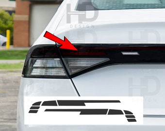 HDUSA Fits 2023-2024 Honda Accord Tail Light Dark Tint Vinyl Rear Decals Precut ready- Covers the Red Lens Area