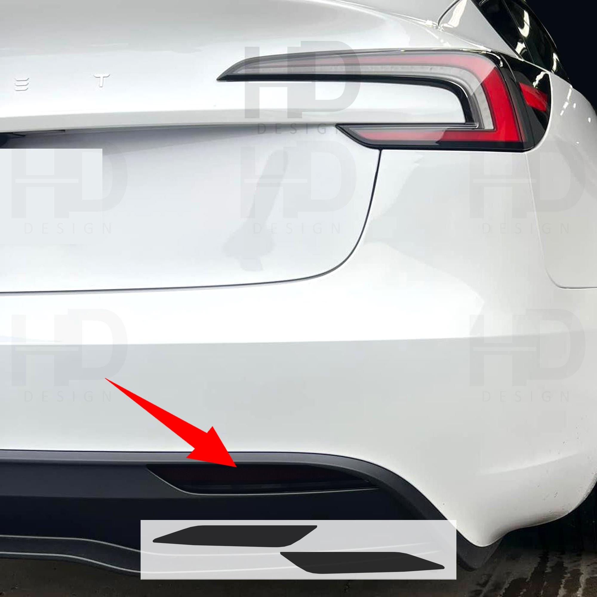 HDUSA Fits Tesla Model 3 2024 2025 2026 Rear Reflectors Precut 